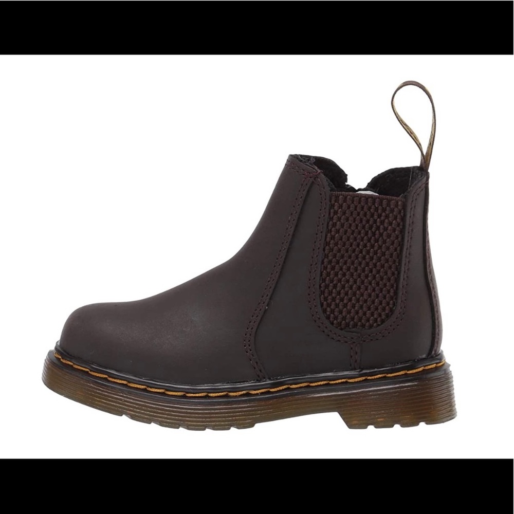 Dr Martens Kids Edition Ankle Boot With Zipper in Gaucho